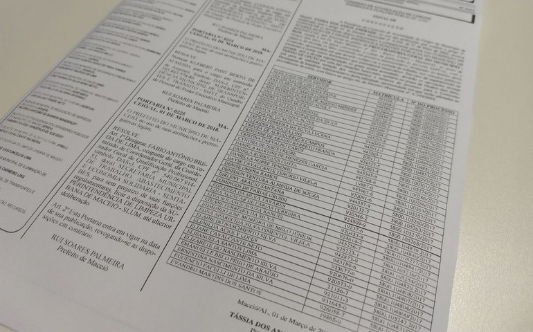 Prefeitura de Maceió convoca servidores para esclarecer acúmulos de cargos