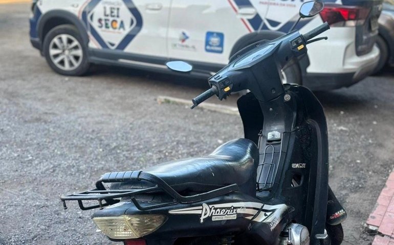 Lei Seca recupera ciclomotor com queixa de roubo/furto em Arapiraca