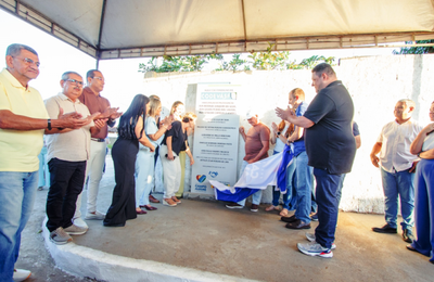 Prefeita Pauline Pereira inaugura pavimentação de mais se ruas no distrito Luziápolis