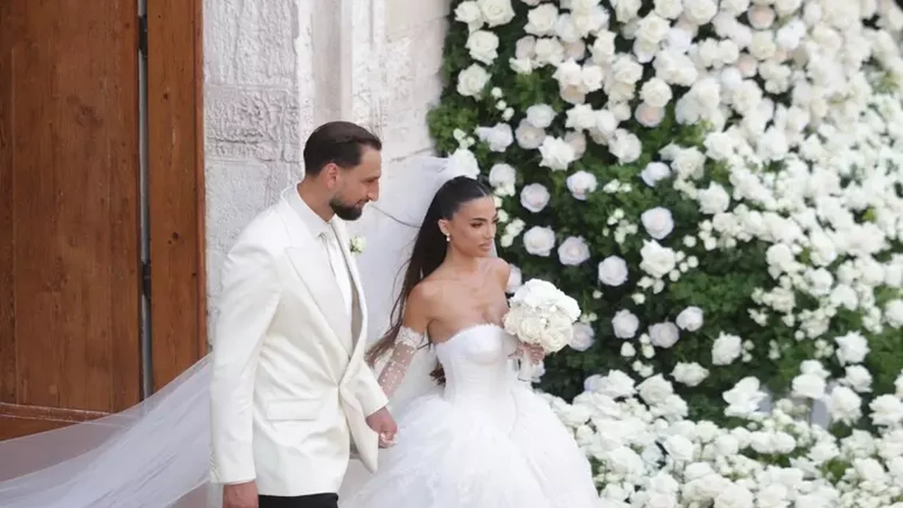 Donnarumma se casa em cerimônia luxuosa na Itália com presença de estrelas do futebol