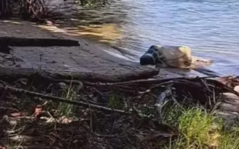Macabro na Massagueira: corpo é encontrado dentro de saco e com fio no pescoço em lagoa de Marechal Deodoro