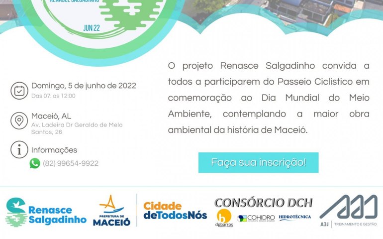 Prefeitura realiza ‘Passeio Ciclístico Renasce Salgadinho’ no dia 5 de junho