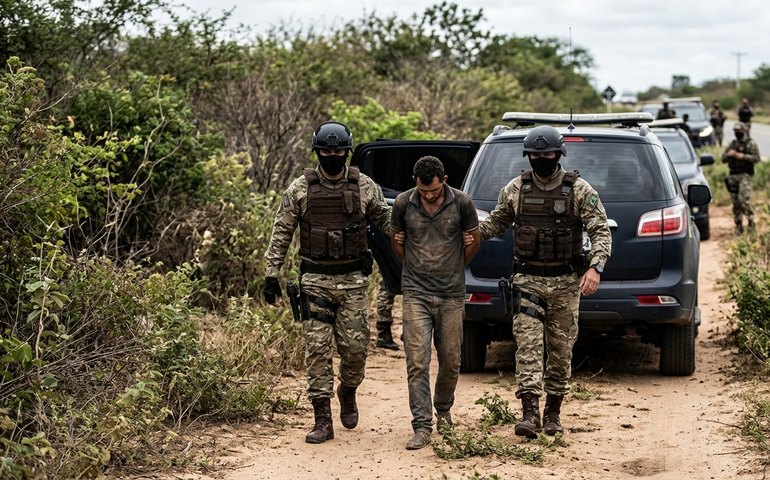Polícia do RN recaptura detento que fugiu da Penitenciária de Alcaçuz