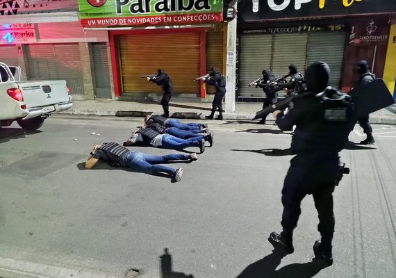 SSP realiza simulado de sequestro a gerente de banco em Arapiraca nesta quinta-feira