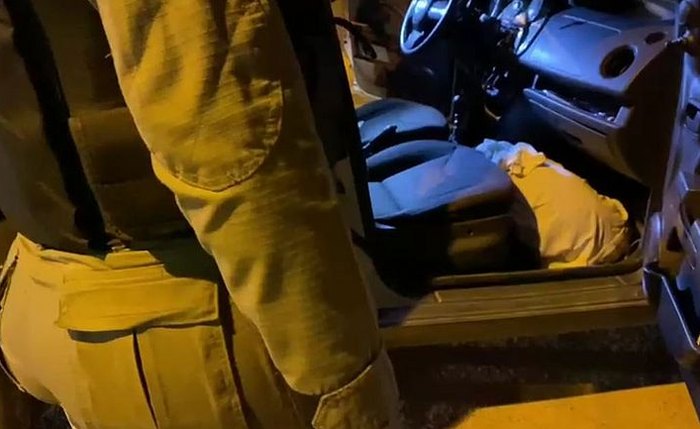 Motorista foi flagrado por PMs