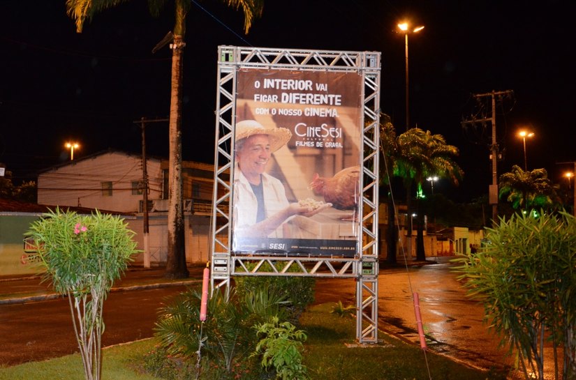 Cine Sesi levou cinema de graça a São Miguel dos Campos