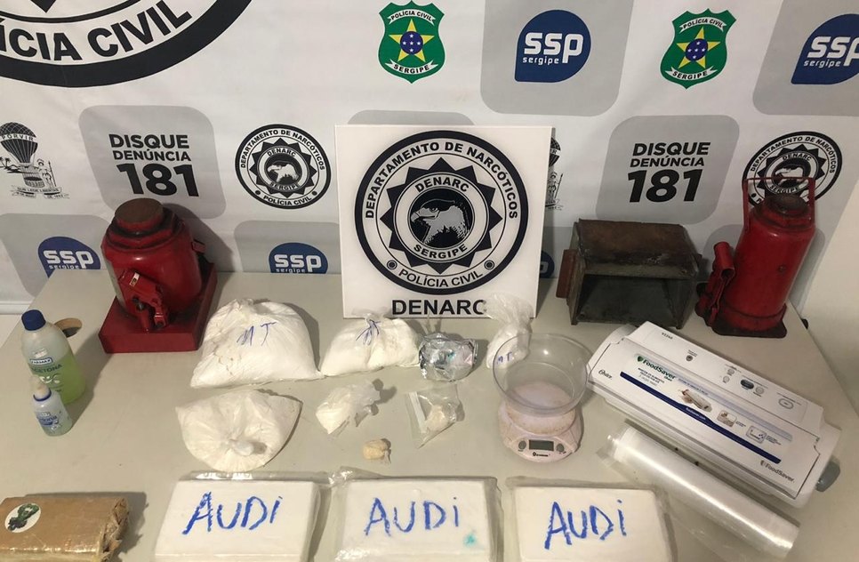 Denarc desativa ponto de droga / Foto: SSP/SE