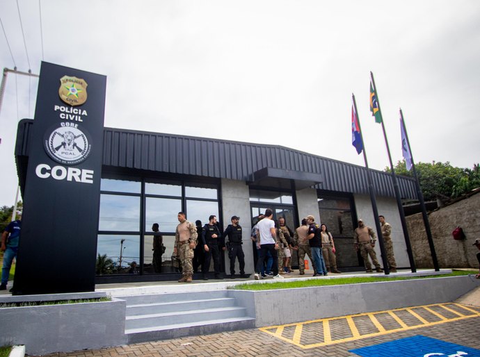 Governo de Alagoas entrega nova sede da Coordenadoria de Recursos Especiais da Polícia Civil