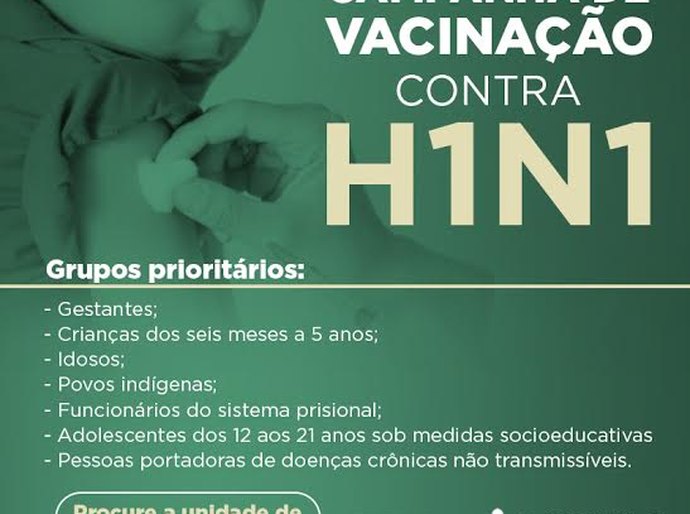 Começa a vacinação contra o H1N1 em Maragogi