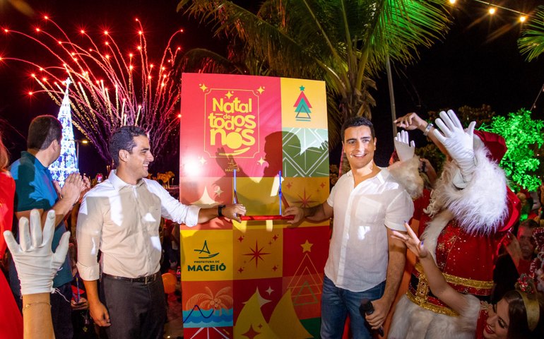 Prefeito JHC abre oficialmente o Natal em Maceió