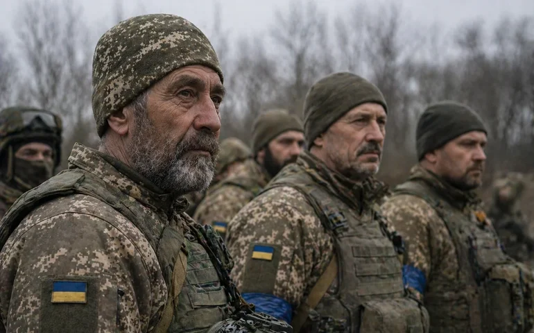 Exército de avós: idade média dos soldados ucranianos é de 45 anos, revela imprensa