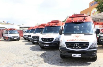 Em um ano, SAMU recebeu 48 novas ambulâncias do Governo de Alagoas