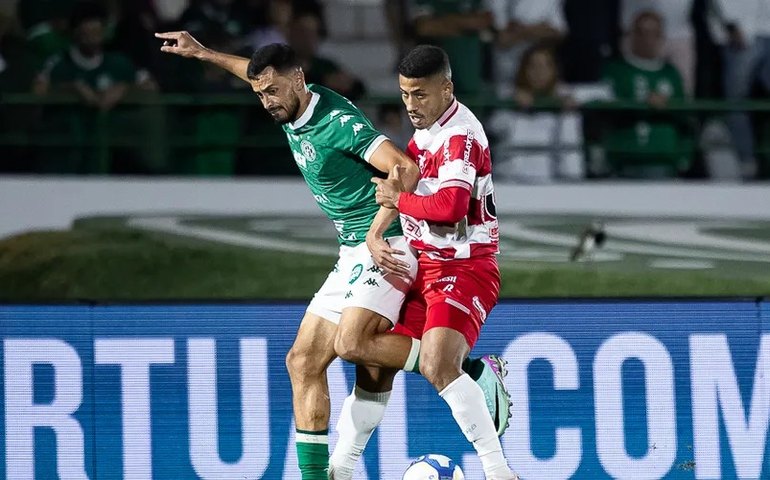Em Campinas, CRB perde de virada para o Guarani, em jogo pela Série B