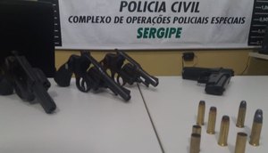 Armas perseguição / Foto: PM/SE