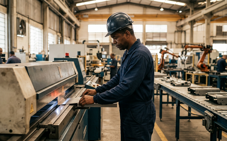 Indústria de transformação registra maior avanço desde junho de 2024, aponta IBGE