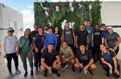 Semed de Campo Alegre encerra ciclo formativo com professores de Educação Física em atividade ao ar livre