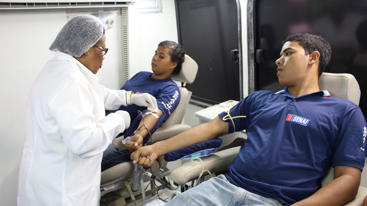 Senai e Hemoal incentivam doação de sangue