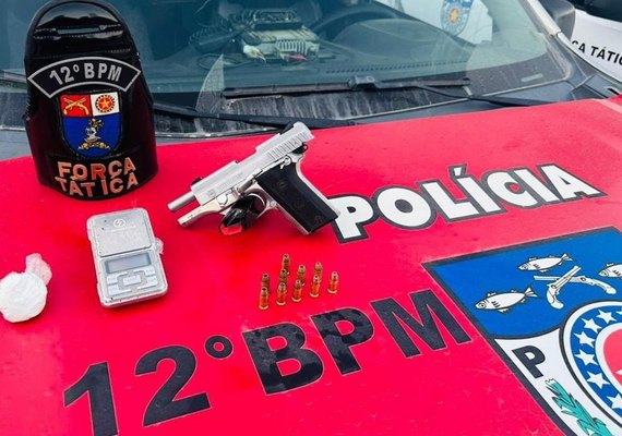 PM apreende drogas e seis armas de fogo na capital e no interior