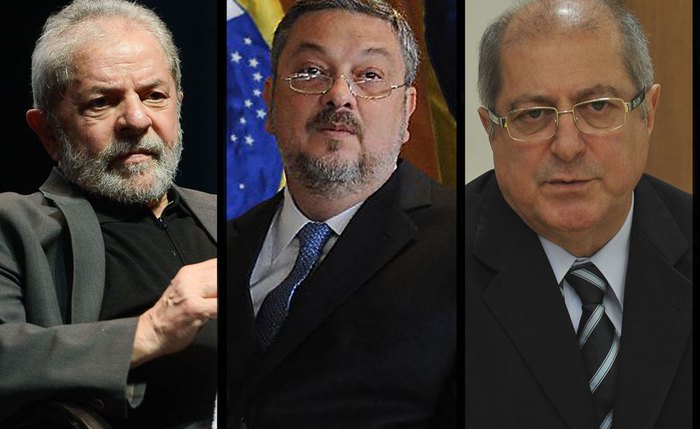 Lula, Palocci e Paulo Bernardo vão responder por suspeita de corrupção