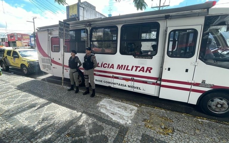 3° BPM instala base comunitária móvel no Centro de Arapiraca