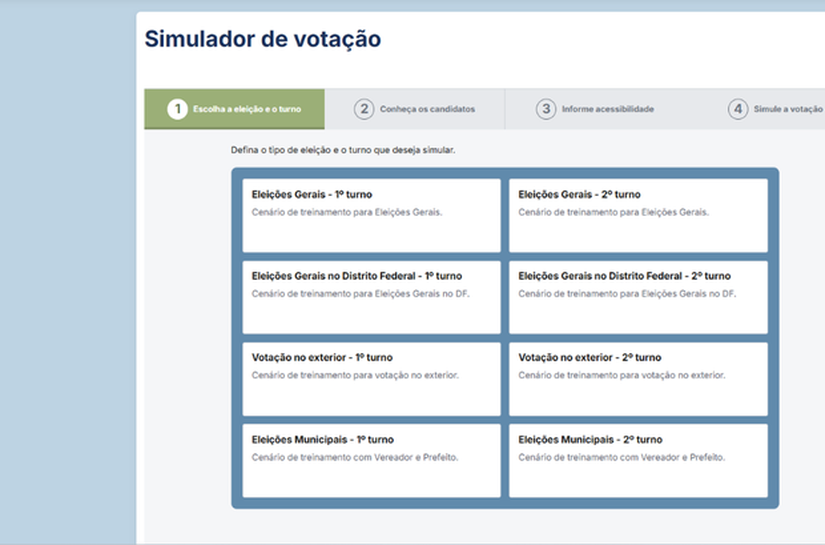 Simulador de votação ajuda eleitores a conhecerem a urna eletrônica