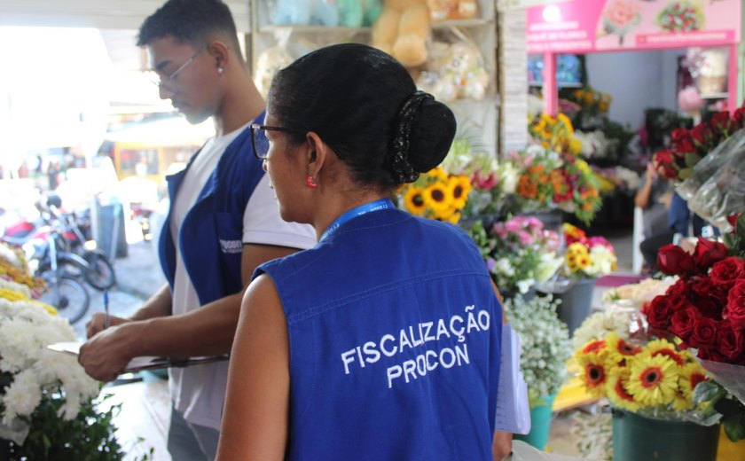 Dia dos Namorados: Procon-AL aponta variações em flores, perfumes, roupas e maquiagens em estabelecimentos de Maceió