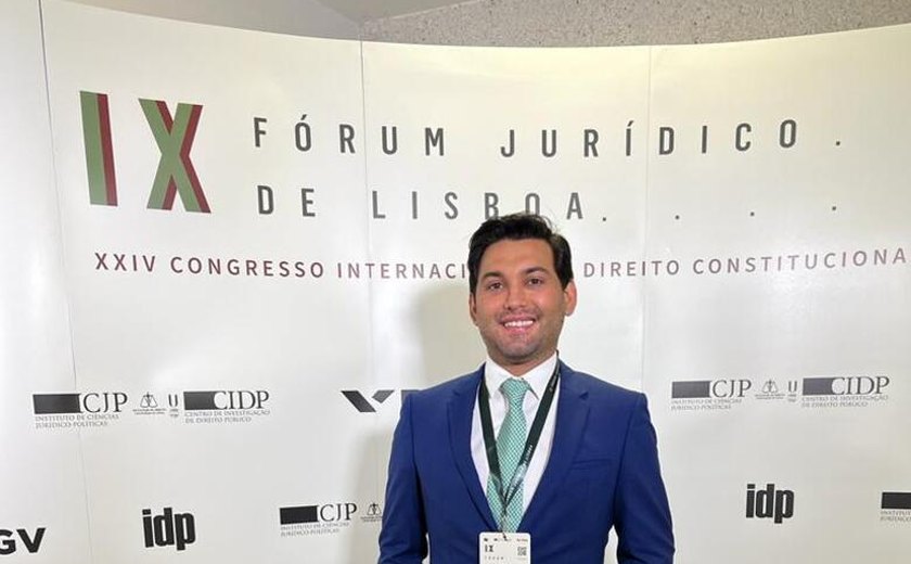 Rodrigo Valença representa Alagoas em Fórum Jurídico de Lisboa