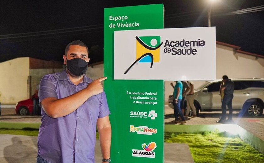 Prefeitura de Piranhas inaugura segunda Academia da Saúde