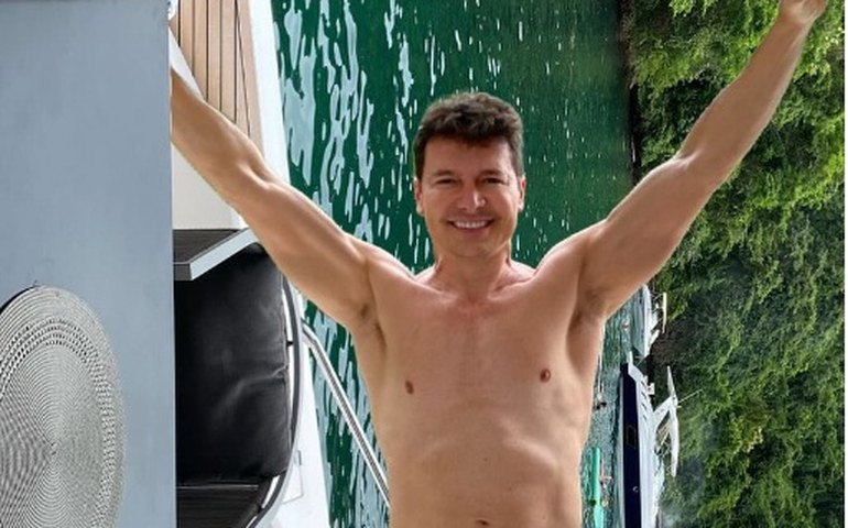 Construtor mostra bastidores do lago de Rodrigo Faro e pedido de última hora: 'Equipe ficou louca'; vídeo