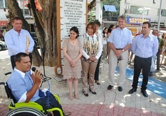 Arapiraca: Praça Marques é entregue revitalizada e com acessibilidade