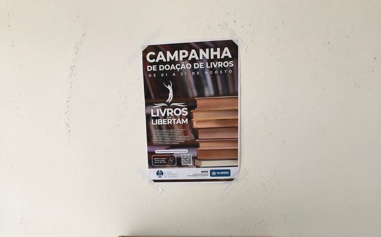 Casa da Cultura se torna ponto de arrecadação da campanha “Livros que Libertam”