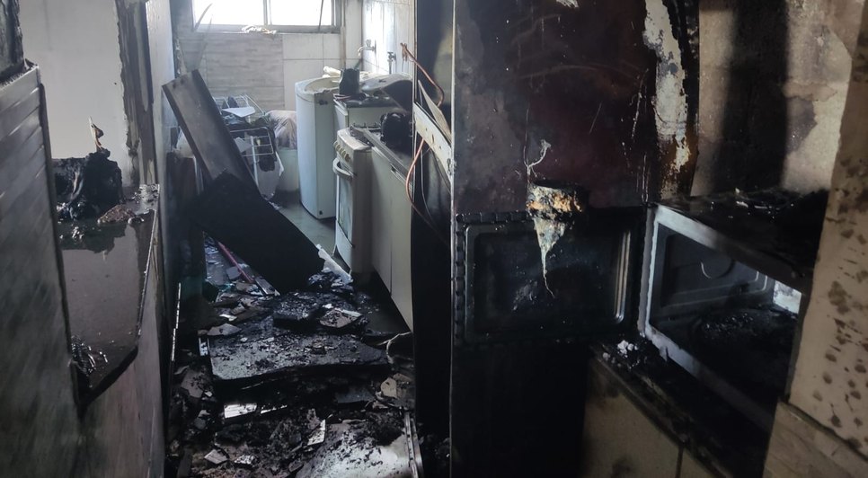 Apartamento pega fogo na Zona Sul de Aracaju / Foto: Foto: CBMSE/Divulgação