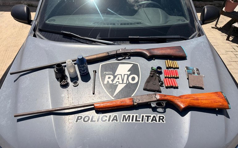 Polícia Militar apreende armas e munições em ação no Benedito Bentes