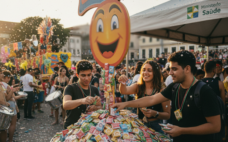 Carnaval: Ministério da Saúde reforça uso de camisinha durante a folia na prevenção de doenças