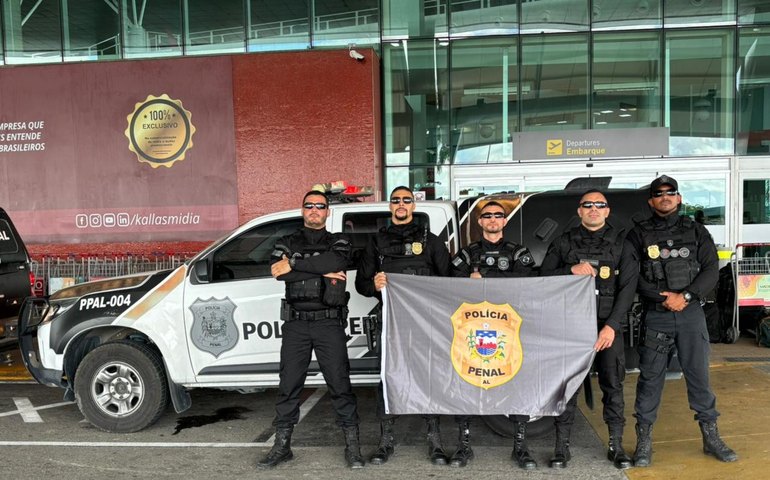 Policiais Penais de Alagoas viajam para reforçar a Força Penal Nacional