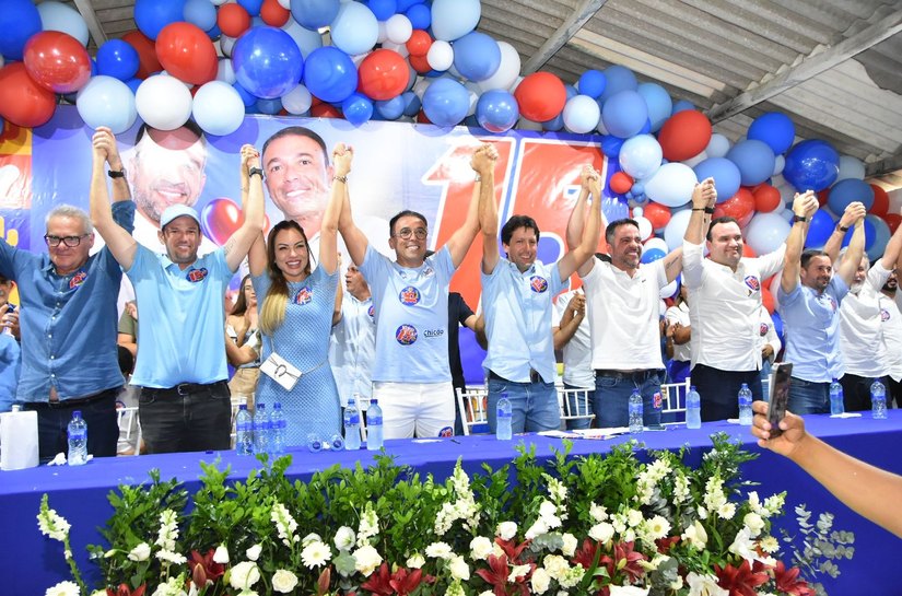 Em convenção, candidatura à reeleição do prefeito Theobaldo Cintra é homologada; Tilo Amaral é o vice na chapa