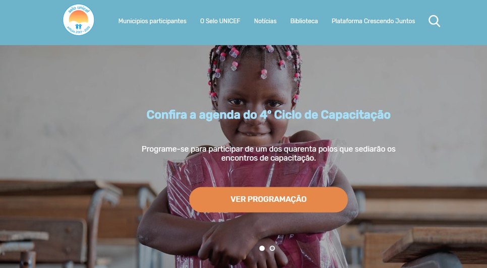 PROGRAMAÇÃO SELO UNICEF