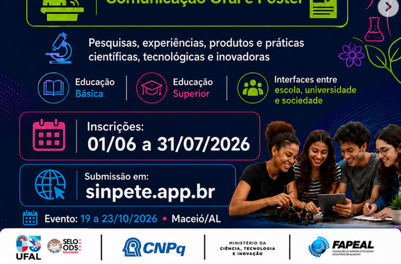 Inscrições abertas para apresentações científicas na Sinpete Nacional