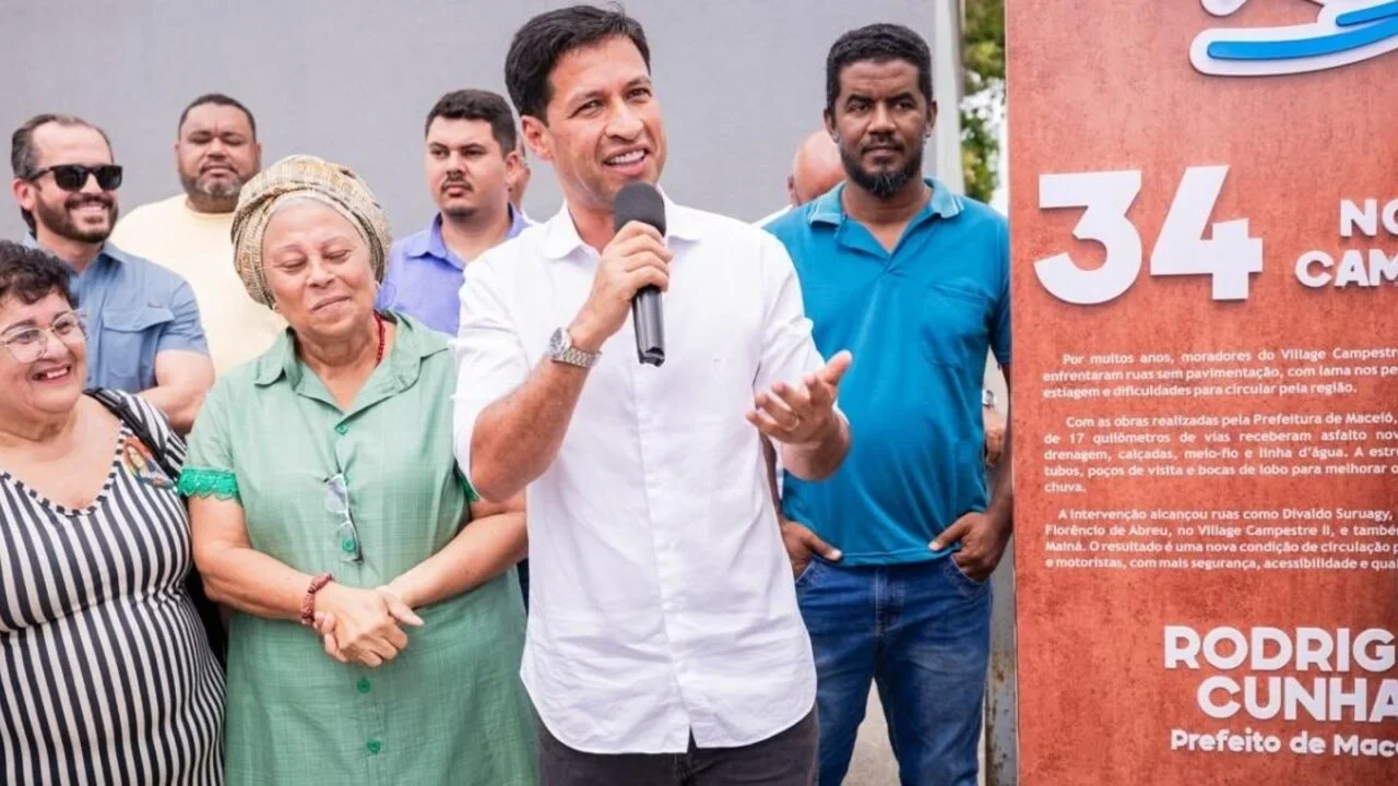 Maceió entrega pavimentação de 34 ruas na parte alta da cidade