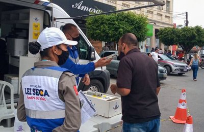 SMTT, Lei Seca e 7º BPM realizam Operação Educativa em Santana do Ipanema