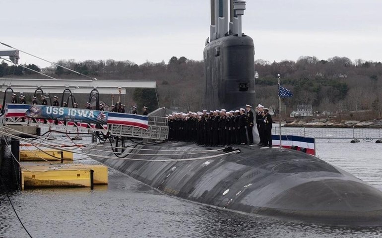 USS Iowa: Marinha dos EUA lança o mais novo submarino de ataque rápido da classe Virginia