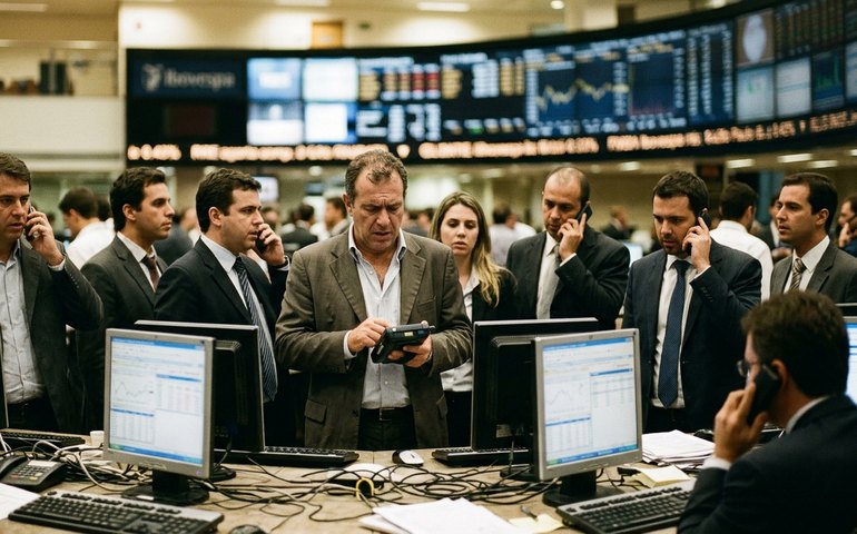 Mercado fecha em queda com Ibovespa recuando 0,43%
