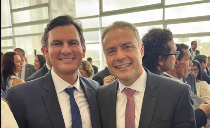 Marcelo Betrão e Renan Filho, em Brasília