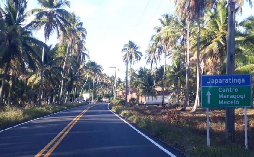 Governador entrega obras de pavimentação asfáltica em Japaratinga nesta quinta (19)