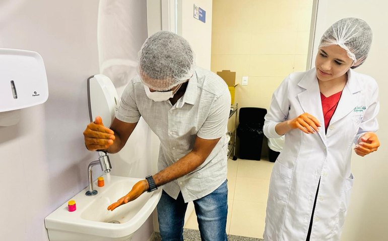 Lavar as mãos é gesto simples que previne doenças e salva vidas, orienta enfermeira do HRPI