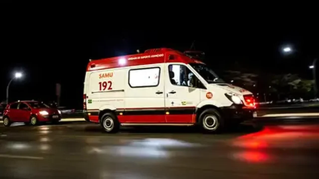 Samu atende vítima de queda de moto em São Luís do Quitunde