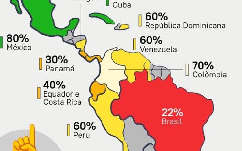 Confira os países da América Latina onde mais se usa dinheiro em espécie