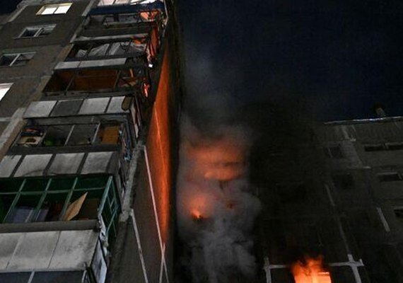 Ataque massivo de drones da Ucrânia em Kursk deixa destruição, feridos e uma vítima fatal (FOTOS)