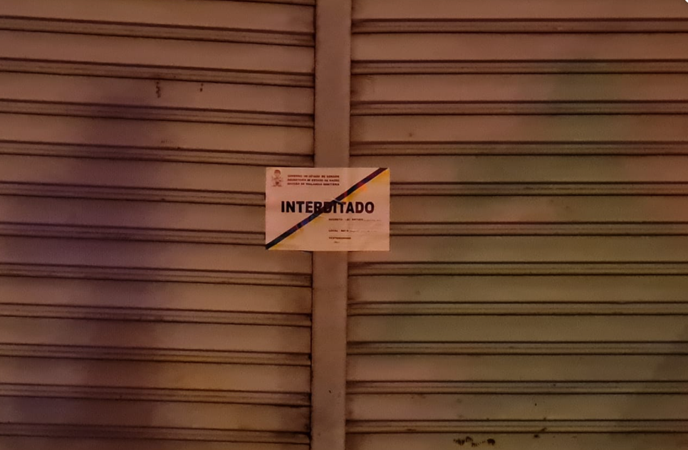 Estabelecimento clandestino é interditado em Aracaju