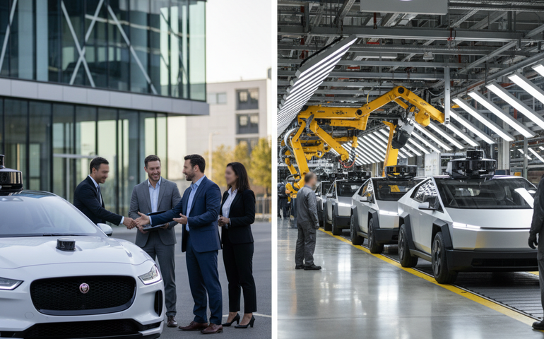 Waymo e Tesla intensificam disputa pelo mercado global de robo-táxis